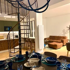  Appartement Charming Loft Style In Center Of Marais